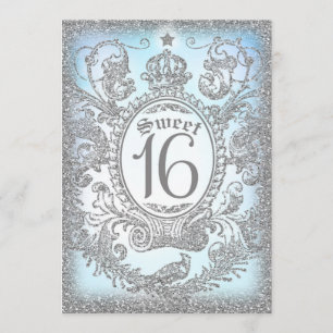 Invitation De sweet sixteen prince il était une fois