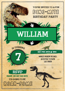 Invitations Faire Part Dinosaure Zazzle Fr