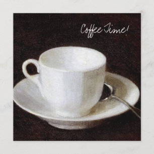 Invitation de tasse de café
