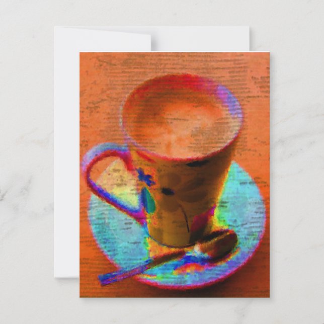 Invitation de tasse de thé (Devant)
