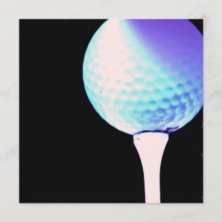 Invitation de tee de golf