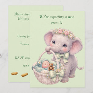 Invitation de téléchargement numérique pour bébé e