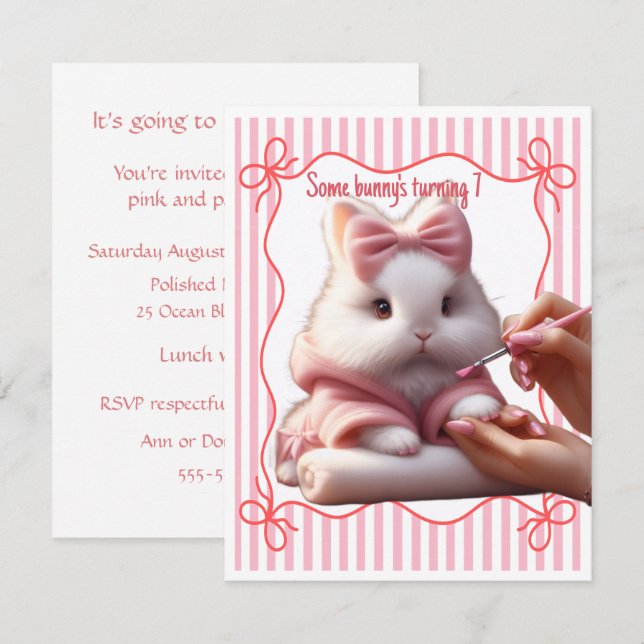 Invitation de téléchargement numérique pour l'anni (Devant / Derrière)