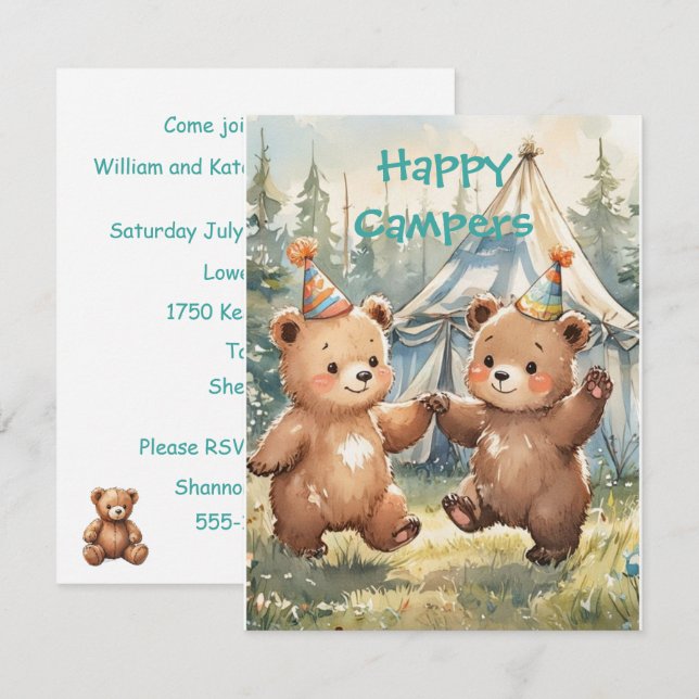 Invitation de téléchargement numérique pour l'anni (Devant / Derrière)