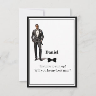 Invitation de témoin de mariage