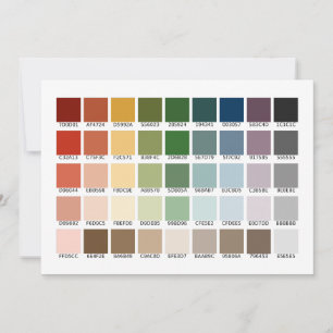 Invitation de test de couleur