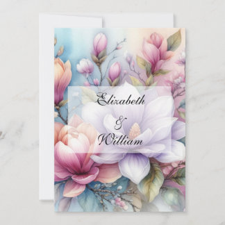Invitation de texte calligraphie minimaliste