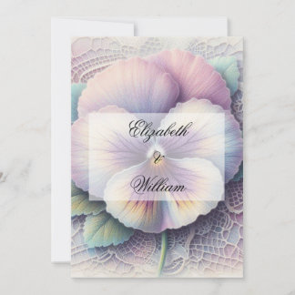 Invitation de texte calligraphie minimaliste