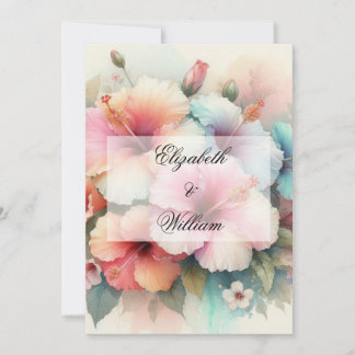 Invitation de texte calligraphie minimaliste