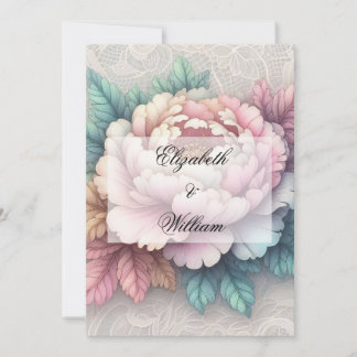 Invitation de texte calligraphie minimaliste