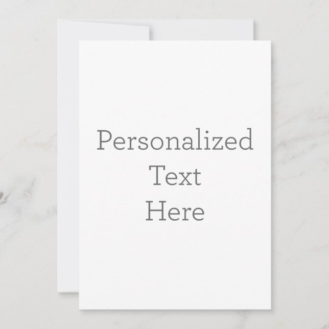 Invitation de texte personnalisée (Devant)