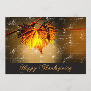 Invitation de Thanksgiving