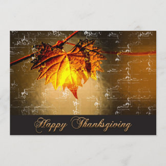 Invitation de Thanksgiving