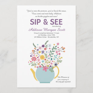 Invitation de théière