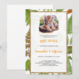 INVITATION DE TIGER BABYSHOWER