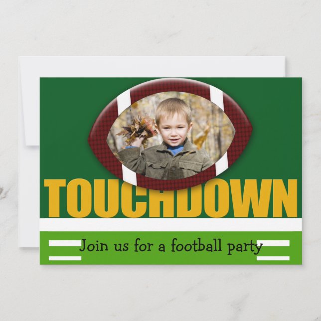 Invitation de touchdown (Devant)