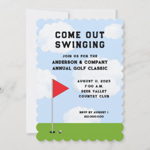 Invitation de tournoi de golf
