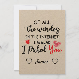 Invitation de tous les bizarres sur internet, je vous ai choi