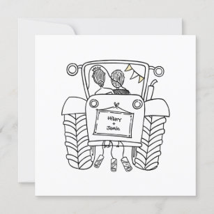 Tracteur Invitations Faire Part Zazzle