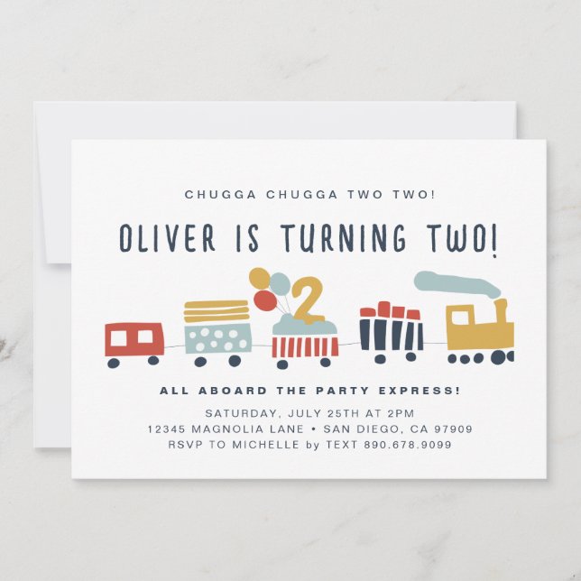 Invitation de train ・ Chugga Chugga Deux fois ・ 2  (Devant)