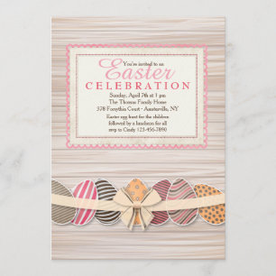 Invitation de trame de Pâques
