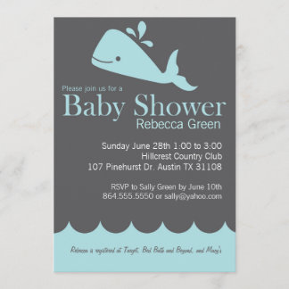Invitation de très bon goût de baby shower de