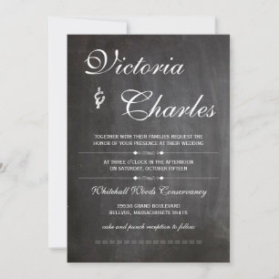 Invitation de typographie vintage moderne tableau