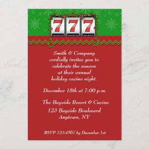 Invitation de vacances Casino Slots