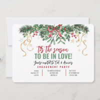 Invitation de vacances de cadre de Mistletoe