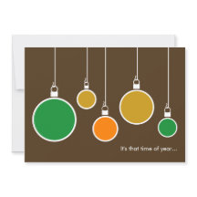 Invitation de vacances moderne - Chocolat Brown