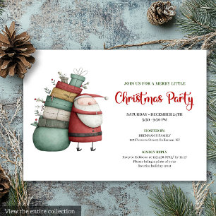Invitation de vacances moderne et fantaisiste de P