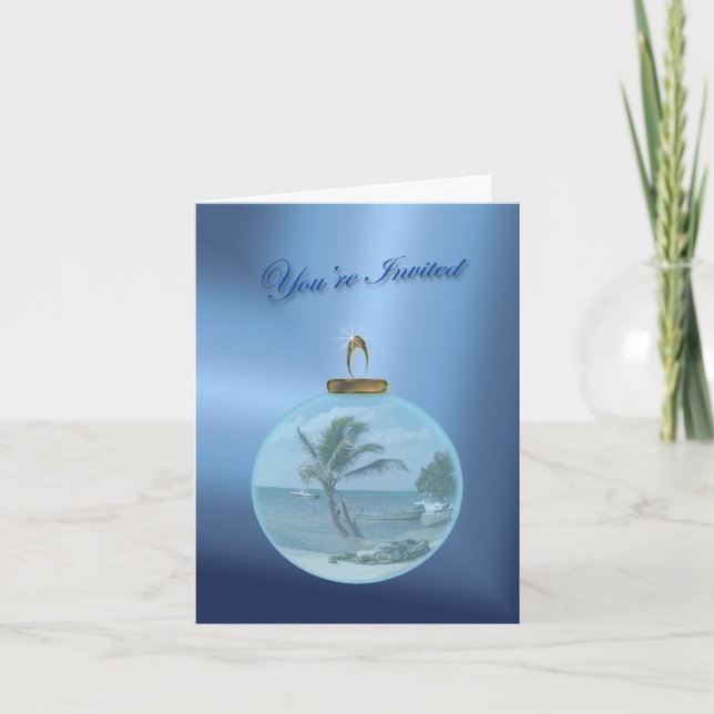 Invitation de vacances Paradise Beach (Devant)