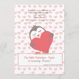 Invitation de Valentine Penguin
