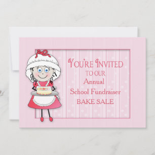 INVITATION DE VENTE DE BAKE - PERSONNALISER - DORI