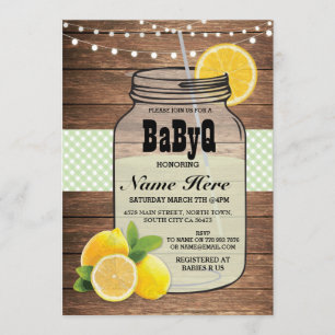Invitation de vérification de l'Baby shower selon