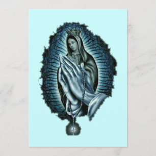 Invitation de Vierge Marie à la prière violette