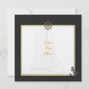Invitation de voile de navire