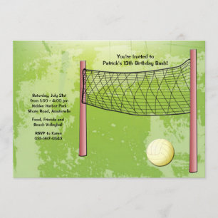 Invitation de volleyball