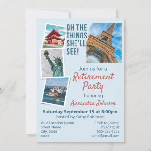 Invitation de voyage à thème pour la fête de retra