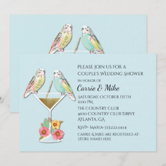 Invitation de wedding shower de couples de