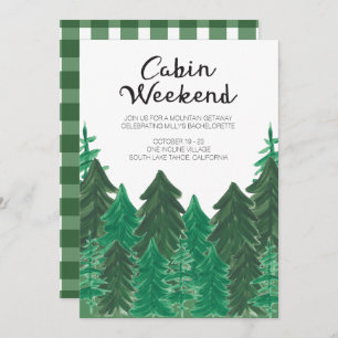 Invitation de week-end de cabine - week-end de