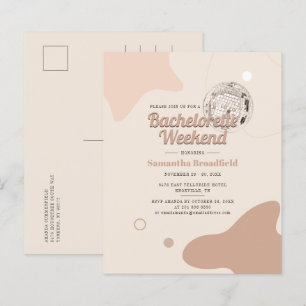 Invitation de week-end de demoiselle d'honneur dis