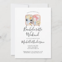 Invitation de week-end de jeune fille au dernier v