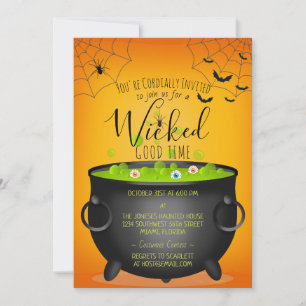 Invitation de Witch's Cauldron