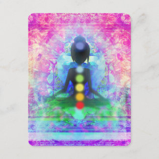 Invitation de yoga de méditation