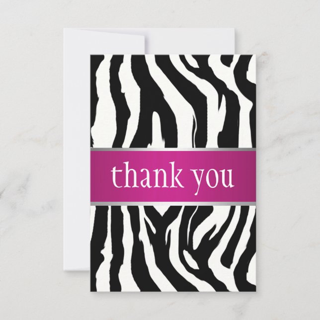 Invitation de Zebra Sweet sixteen (Devant)