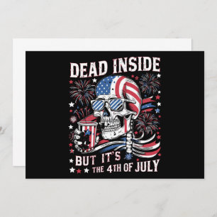 Invitation Dead Inside, mais c'est le squelette 4 juillet