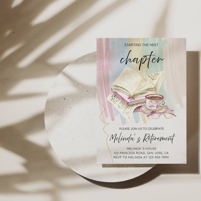 Invitation Début du prochain chapitre - Élégant parti de retr (Créateur téléchargé)