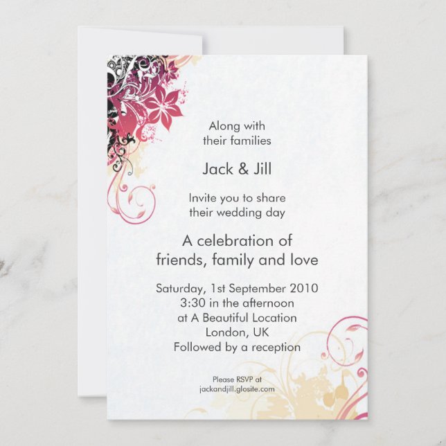 Invitation Début rafale 5x7 (Devant)