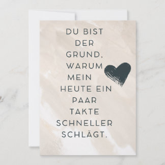 Invitation Déclaration d'amour